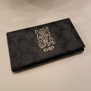 Coach Logo KEITH HARING Unisex Phone Wallet NWOT!